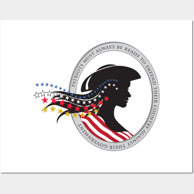 US Patriots Flag and Imprinted Sportswear Wall Art by DDGraphits